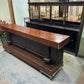 Back and Front Bar Set - Vintage Front & Back Bar Set, Wood Counter, Mirrored Back Bar Cabinet Restaurant by The Old Grain...