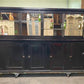 Back and Front Bar Set - Vintage Front & Back Bar Set, Wood Counter, Mirrored Back Bar Cabinet Restaurant by The Old Grain...