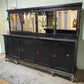 Back and Front Bar Set - Vintage Front & Back Bar Set, Wood Counter, Mirrored Back Bar Cabinet Restaurant by The Old Grain...