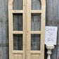 Arched French Double Doors (32x80.5) 3 Pane Glass European Styled Doors O15-A