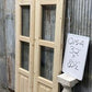 Arched French Double Doors (32x80.5) 3 Pane Glass European Styled Doors O15-A