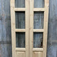 Arched French Double Doors (32x80.5) 3 Pane Glass European Styled Doors O15-A