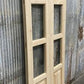 Arched French Double Doors (32x80.5) 3 Pane Glass European Styled Doors O15-A