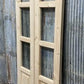 Arched French Double Doors (32x80.5) 3 Pane Glass European Styled Doors O15-A