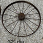 Home & Living > Outdoor & Gardening - 5 Cast Iron Implement Wheels, Wagon Wheel, Tractor Steel Rims, Industrial Age H by T...