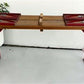 Table - Vintage German Oktoberfest Beer Garden Table & Bench, Honey Brown Outdoor Set H1 by The Old Grainery (20 inches, 3...