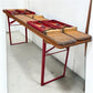 Table - Vintage German Oktoberfest Beer Garden Table & Bench, Honey Brown Outdoor Set H2 by The Old Grainery (beer garden...
