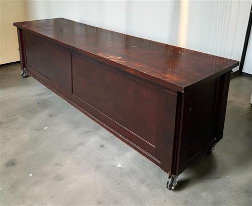 Store Counter - Vintage 10' Store Counter Display Table, Industrial General Store Cabinet, A by The Old Grainery (Bar, cou...