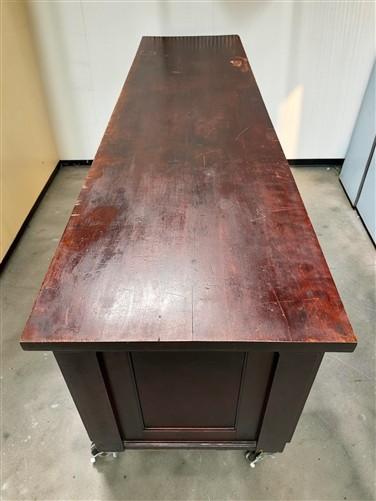 Store Counter - Vintage 10' Store Counter Display Table, Industrial General Store Cabinet, A by The Old Grainery (Bar, cou...
