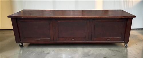 Store Counter - Vintage 10' Store Counter Display Table, Industrial General Store Cabinet, A by The Old Grainery (Bar, cou...
