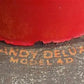 Dandy Deluxe Hand Crank Butter Churn, Vintage Glass Tabletop Wooden Paddle Dairy