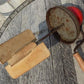 Dandy Deluxe Hand Crank Butter Churn, Vintage Glass Tabletop Wooden Paddle Dairy