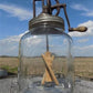 Butter churn - Dazey No 60 Hand Crank Butter Churn, Vintage Tabletop Glass Churn Wood Paddle by The Old Grainery (15 in, B...