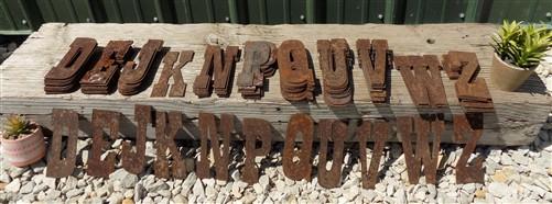 Metal letters - Metal Letters Playbill Font, 6 Inch Rustic Western Barn Art Craft Sign Letters B by The Old Grainery (6 in...