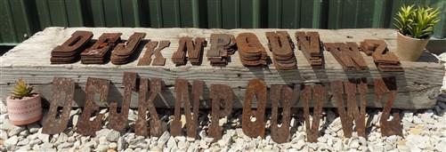 Metal letters - Metal Letters Playbill Font, 6 Inch Rustic Western Barn Art Craft Sign Letters B by The Old Grainery (6 in...