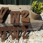 Metal letters - Metal Letters Playbill Font, 6 Inch Rustic Western Barn Art Craft Sign Letters B by The Old Grainery (6 in...