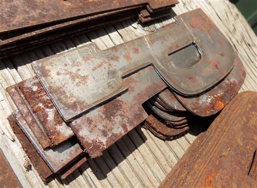 Metal letters - Metal Letters Playbill Font, 6 Inch Rustic Western Barn Art Craft Sign Letters B by The Old Grainery (6 in...