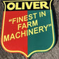 Sign - Oliver Farm Machinery Sign, Metal Porcelain Advertising Sign, Machinery Sign A by The Old Grainery (advertising, Ag...