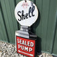 Sign - Shell Sealed Pump Sign, Shell Porcelain Metal Advertising, Gas Station Oil G by The Old Grainery (accent, advertisi...