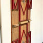 Vintage German Oktoberfest Beer Garden Table & Bench, Honey Brown Outdoor Set H3