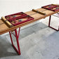 Table - Vintage German Oktoberfest Beer Garden Table & Bench, Honey Brown Outdoor Set H7 by The Old Grainery (beer garden...