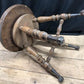 Swivel Wood Piano Organ Stool, Glass Claw Feet, Vintage Organ Bar Bench Old O