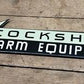 Signs - Cockshutt Farm Equipment Sign Porcelain Metal Advertising, Brantford Canada A by The Old Grainery (advertising, ad...