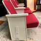 Theater Seats - 3 Theater Seats, Vintage Red Upholstered Tip-Up Cinema Auditorium Seating, A5 by The Old Grainery (auditor...