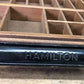 Printer Drawer Wood Block Typeset Tray, Letterpress Thimble Shell Display, A54