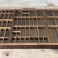 Printer Drawer Wood Block Typeset Tray, Letterpress Thimble Shell Display, A54