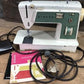 1970s Singer Sewing Machine Model 717 w/ Manual, Foot Pedal, Vintage Sewing