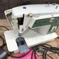 1970s Singer Sewing Machine Model 717 w/ Manual, Foot Pedal, Vintage Sewing