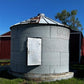Home & Living > Outdoor & Gardening > Garden Decoration - Grain Bin, Vintage Metal Farm Storage Shed, Rustic Outdoor Struc...