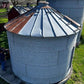 Home & Living > Outdoor & Gardening > Garden Decoration - Grain Bin, Vintage Metal Farm Storage Shed, Rustic Outdoor Struc...