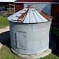Home & Living > Outdoor & Gardening > Garden Decoration - Grain Bin, Vintage Metal Farm Storage Shed, Rustic Outdoor Struc...