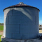 Home & Living > Outdoor & Gardening > Garden Decoration - Grain Bin, Vintage Metal Farm Storage Shed, Rustic Outdoor Struc...