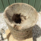Rustic Carved Wood Planter, Wood Stump, Round Wooden Flower Pot, Natural Wood O