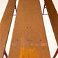 Table - Vintage German Oktoberfest Beer Garden Table&Bench, Honey Brown Outdoor Set, H11 by The Old Grainery (beer garden...