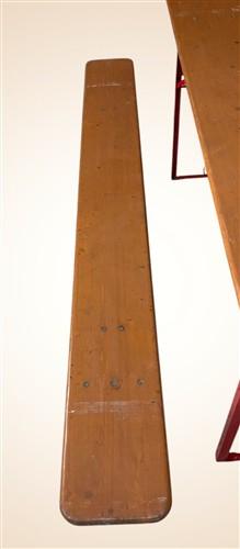 Table - Vintage German Oktoberfest Beer Garden Table&Bench, Honey Brown Outdoor Set, H11 by The Old Grainery (beer garden...