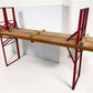 Table - Vintage German Oktoberfest Beer Garden Table&Bench, Honey Brown Outdoor Set, H14 by The Old Grainery (beer garden...