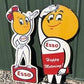 Signs - Esso Oil Drop Boy & Girl Motor Oil Signs, Porcelain Metal Advertising, Oil A by The Old Grainery (advertising, adv...