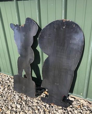 Signs - Esso Oil Drop Boy & Girl Motor Oil Signs, Porcelain Metal Advertising, Oil A by The Old Grainery (advertising, adv...