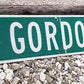 Signs - Gordon St Street Sign, Vintage Green Road Sign, 36x9 Metal Wall Sign Garage D by The Old Grainery (36x9, gordon, g...