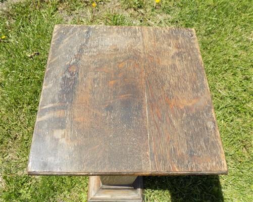 Pedestal - Wooden Pedestal Square Display Base, Vintage Architectural Wood Show Stand, L by The Old Grainery (36 inch tall...