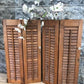 Shutters - Lot Wood Shutters Victorian Window Louver Plantation Door Mission Vintage B12M by The Old Grainery (Brown, Café...