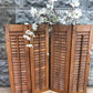 Shutters - Lot Wood Shutters Victorian Window Louver Plantation Door Mission Vintage B12M by The Old Grainery (Brown, Café...