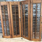Shutters - Lot Wood Shutters Victorian Window Louver Plantation Door Mission Vintage B12M by The Old Grainery (Brown, Café...