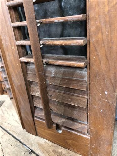 Shutters - Lot Wood Shutters Victorian Window Louver Plantation Door Mission Vintage B12M by The Old Grainery (Brown, Café...