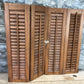 Shutters - Lot Wood Shutters Victorian Window Louver Plantation Door Mission Vintage B13M by The Old Grainery (Brown, Café...