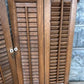 Shutters - Lot Wood Shutters Victorian Window Louver Plantation Door Mission Vintage B13M by The Old Grainery (Brown, Café...